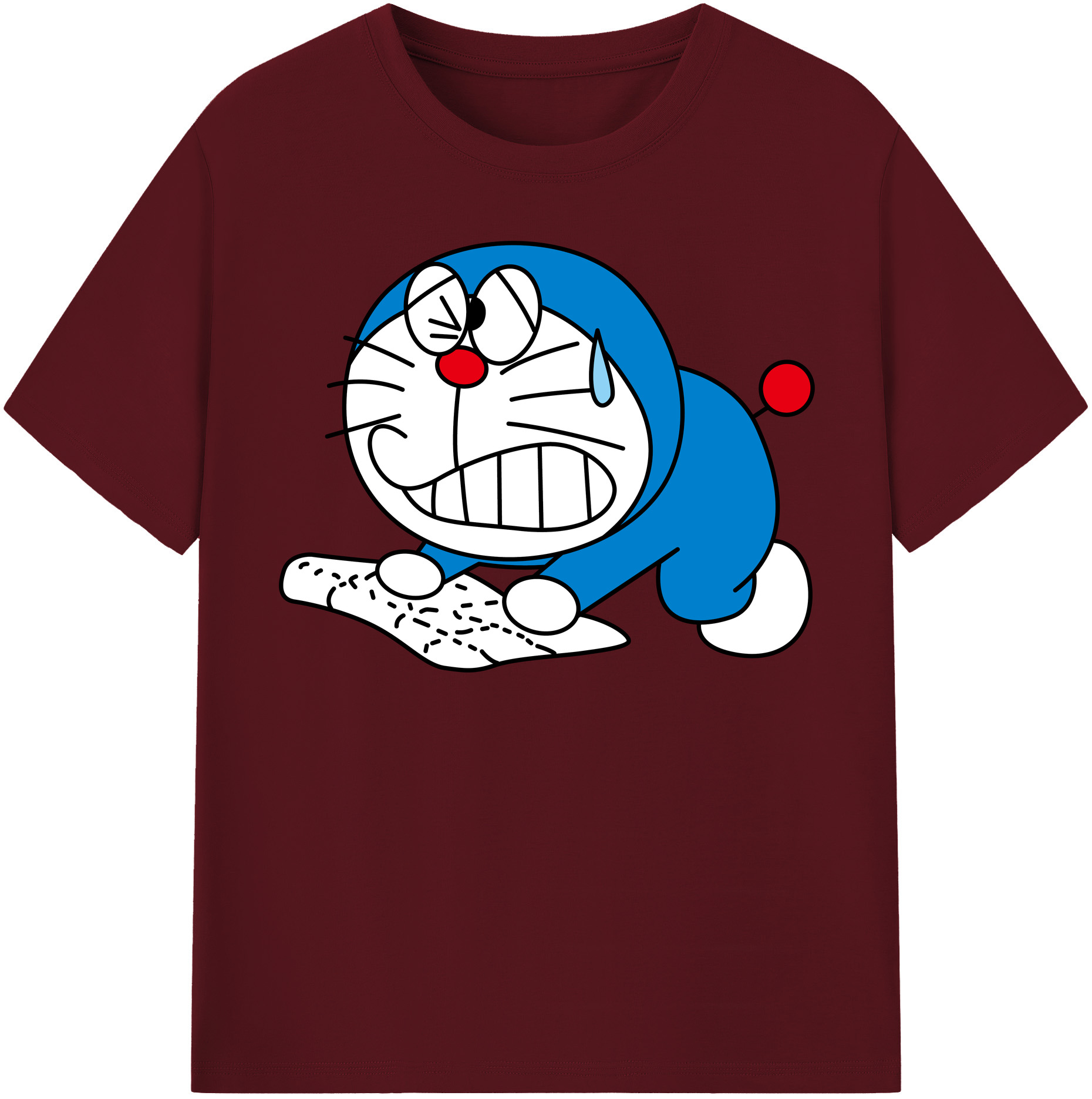 （画像用） ドラえもん Doraemon 綿100％半袖Tシャツ（フロントプリント）